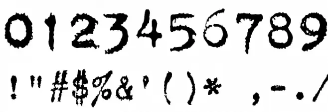 VTCorona Font OTHER CHARS