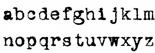 VTCorona Font LOWERCASE