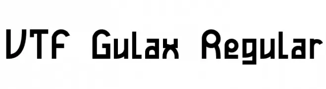 VTF Gulax Regular  Frei Schriftart Herunterladen