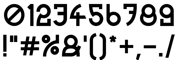 VTF Gulax Regular Font OTHER CHARS