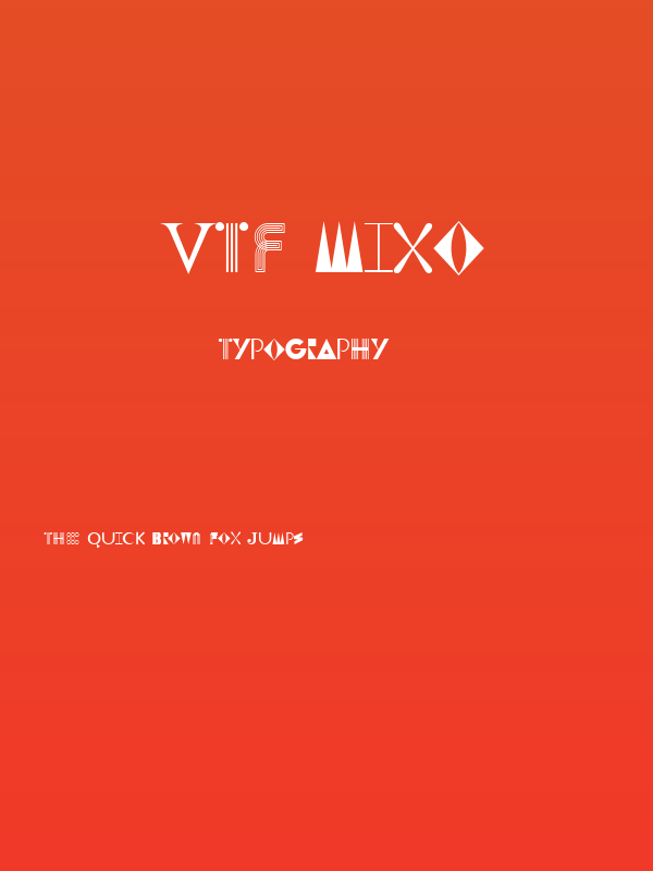 VTF Mixo Poster