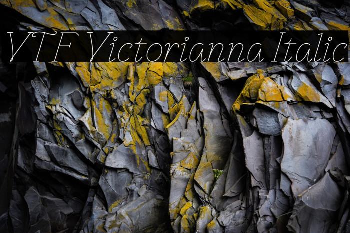 VTF Victorianna Italic Example 3