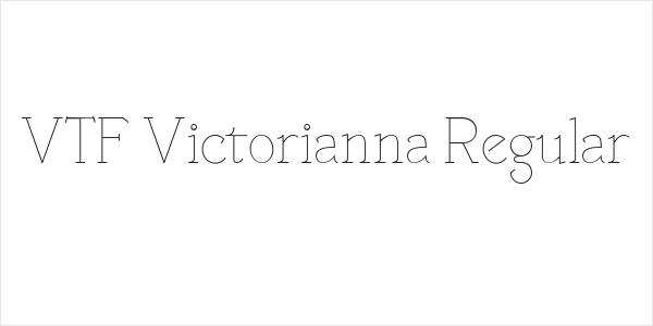 VTF Victorianna Regular Logo