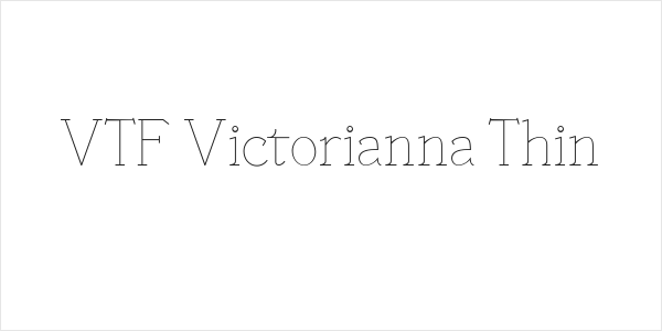 VTF Victorianna Thin Logo