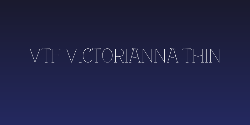 VTF Victorianna Thin Social Header