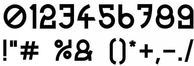 VTFGulax_regular Font OTHER CHARS