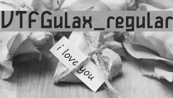 VTFGulax_regular Font examples