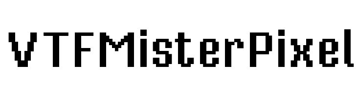 VTFMisterPixel  font caratteri gratis