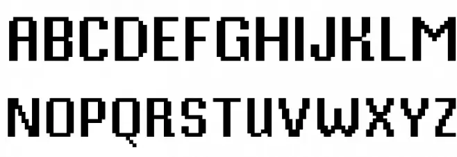 VTFMisterPixel Font Litere mari