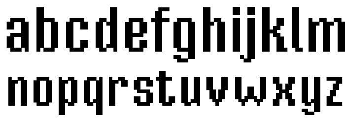 VTFMisterPixel Font LOWERCASE