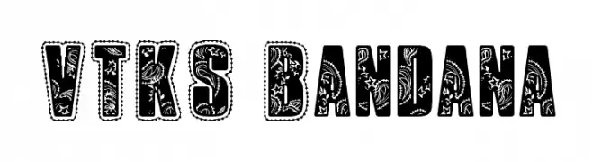 VTKS Bandana  baixar fontes gratis