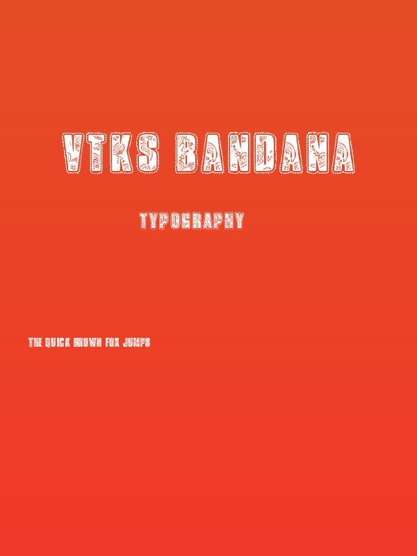 VTKS Bandana Poster