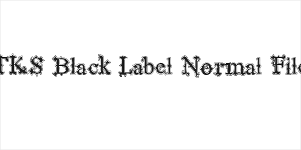 VTKS Black Label Normal Filete Logo