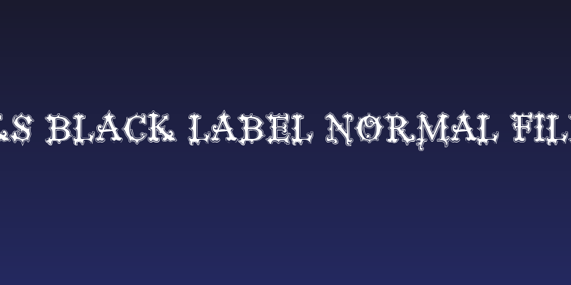 VTKS Black Label Normal Filete Social Header