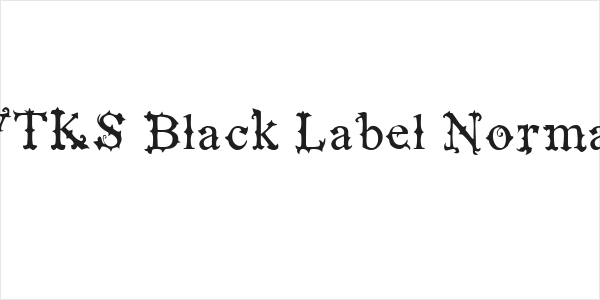VTKS Black Label Normal Logo