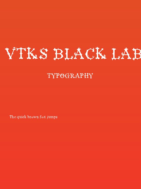 VTKS Black Label Normal Poster