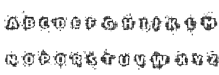 VTKS CHIP SET Font LOWERCASE