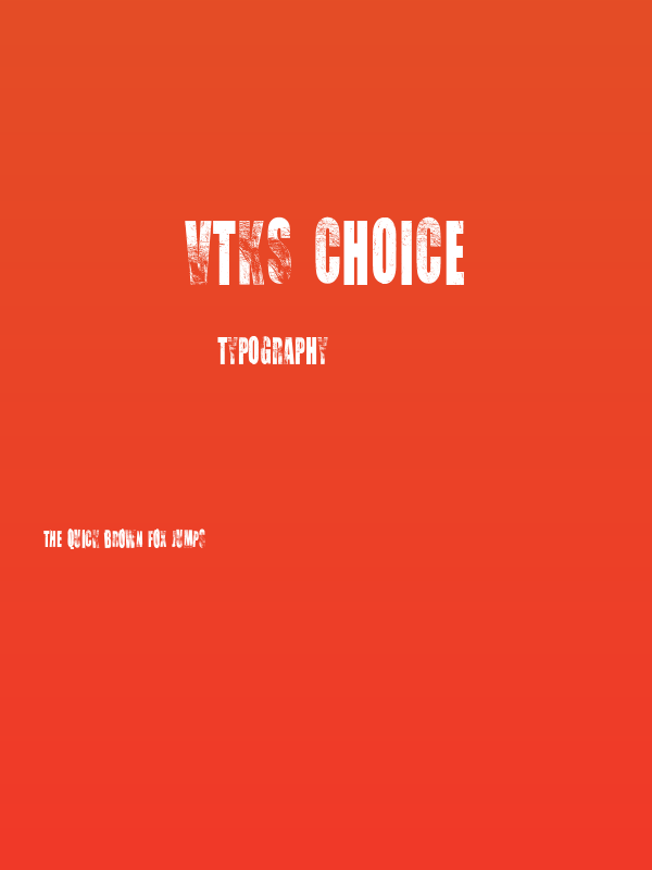VTKS CHOICE Poster