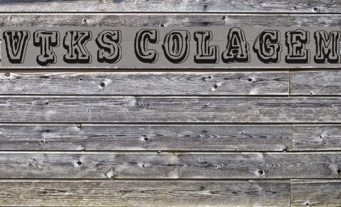 VTKS COLAGEM Font examples