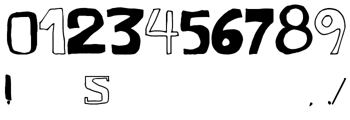 VTKS COMIC Font OTHER CHARS
