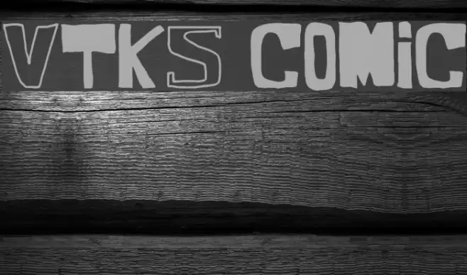 VTKS COMIC Font examples