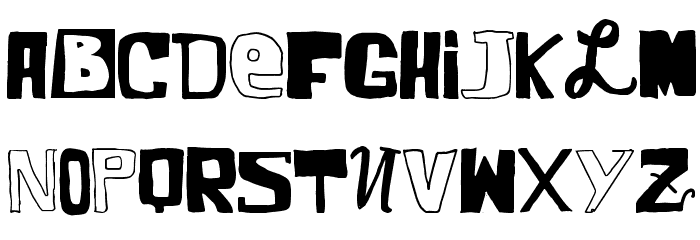 VTKS COMIC Font LOWERCASE