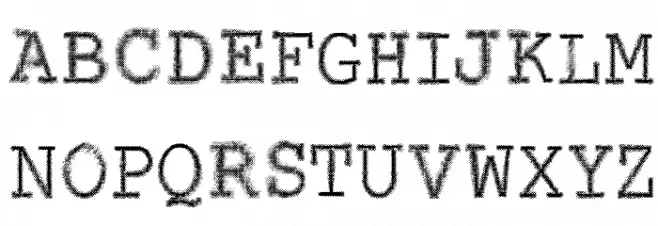 VTKS CONTACT Font Litere mari