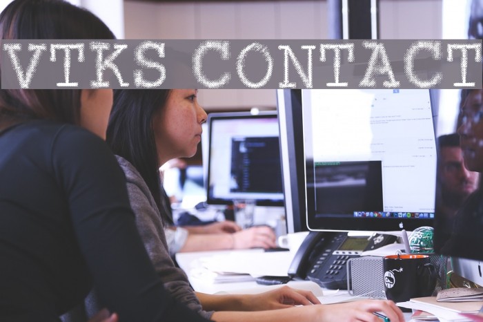 VTKS CONTACT Font examples