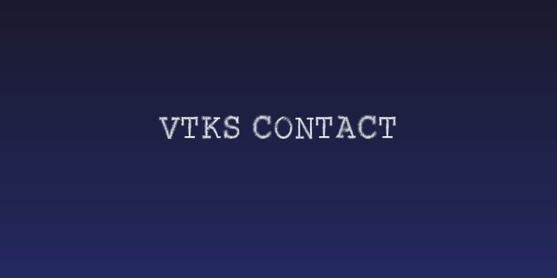 VTKS CONTACT Social Header