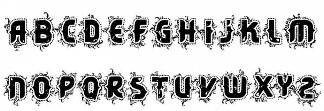 VTKS CORE Schriftart Groß