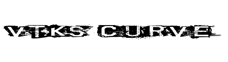 VTKS CURVE Font