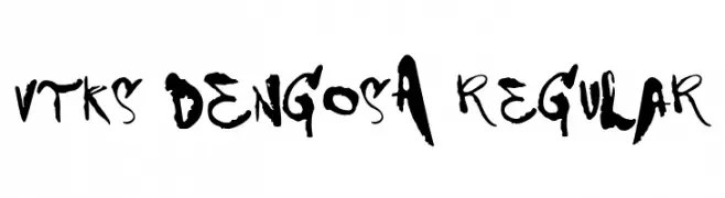 VTKS DENGOSA Regular Font