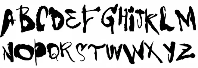 VTKS DENGOSA Regular Font LOWERCASE