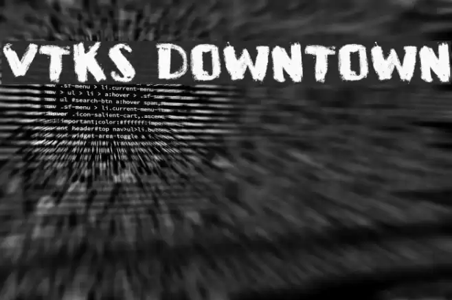 VTKS DOWNTOWN Font examples