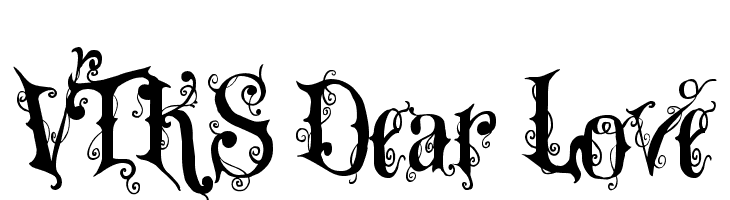 VTKS Dear Love  Fuentes Gratis Descargar