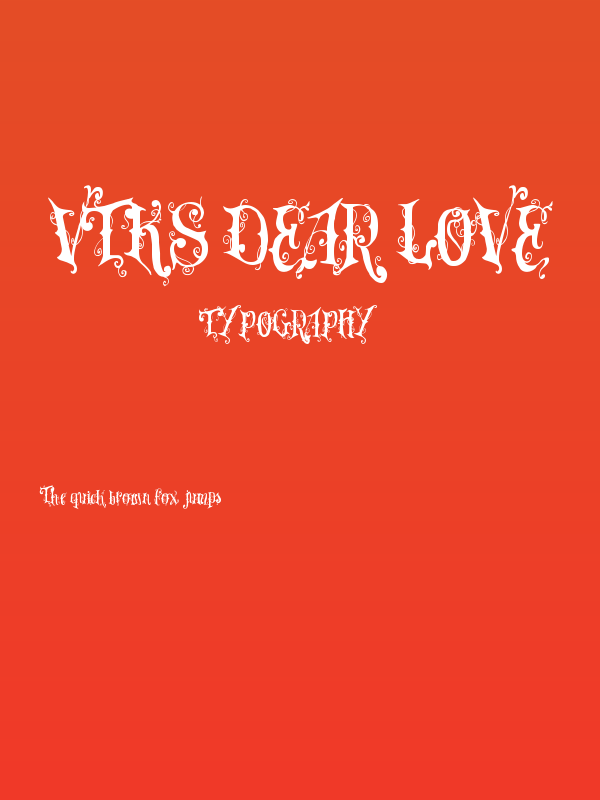 VTKS Dear Love Poster