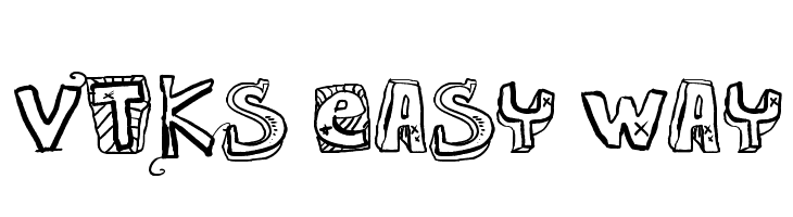 VTKS EASY WAY  Free Fonts Download