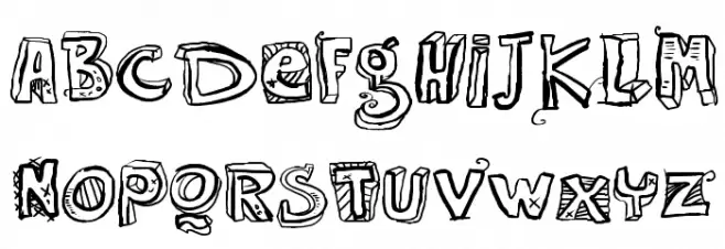 VTKS EASY WAY Schriftart Groß