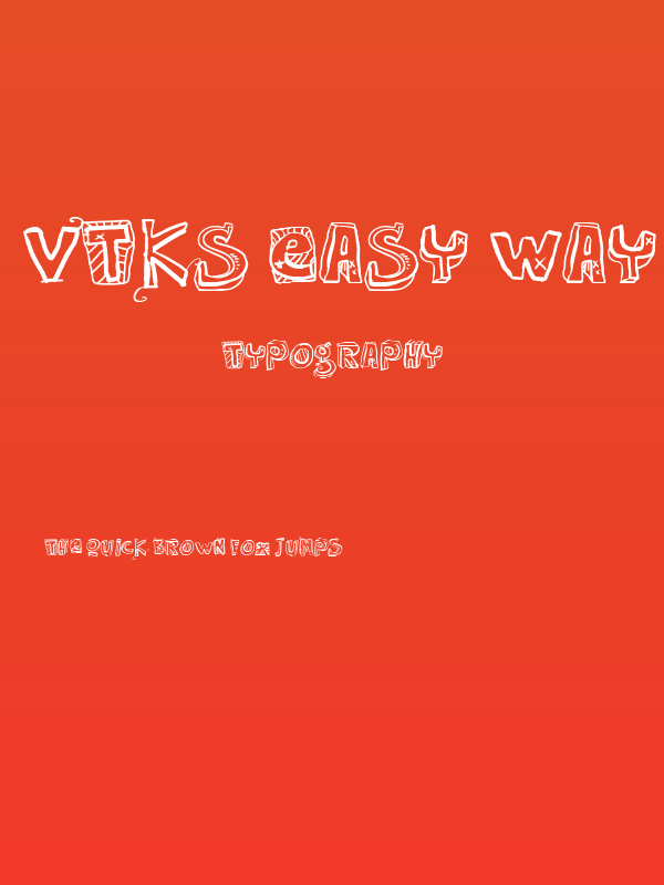 VTKS EASY WAY Poster