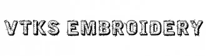 VTKS EMBROIDERY  font caratteri gratis