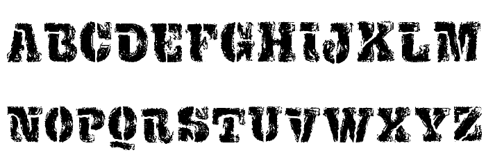 VTKS EXAME Font LOWERCASE