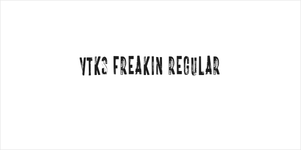VTKS FREAKIN Regular Logo