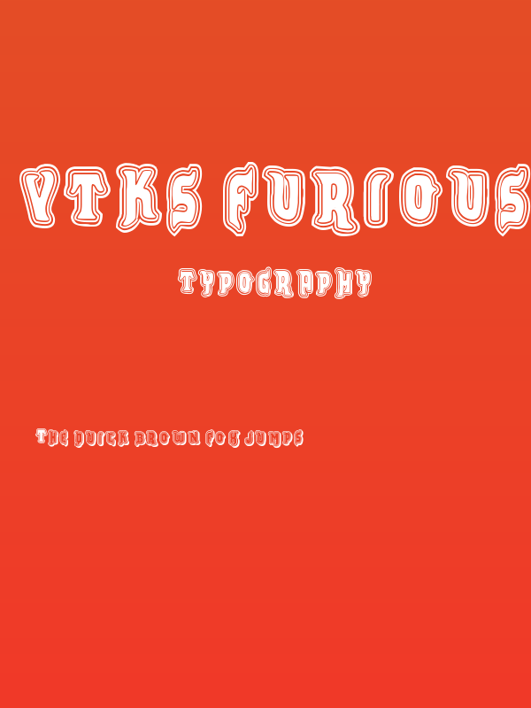 VTKS FURIOUS Poster