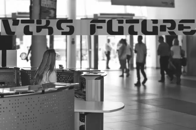 VTKS FUTURE Font examples