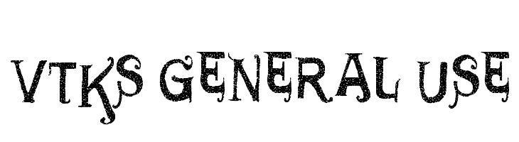 VTKS GENERAL USE Font