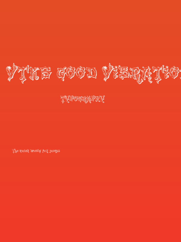 VTKS Good Vibration 2 Poster