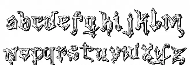 VTKS Good Vibration 2 Schriftart Kleinbuchstaben