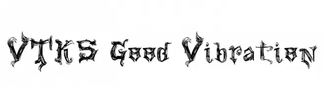 VTKS Good Vibration  免费字体下载