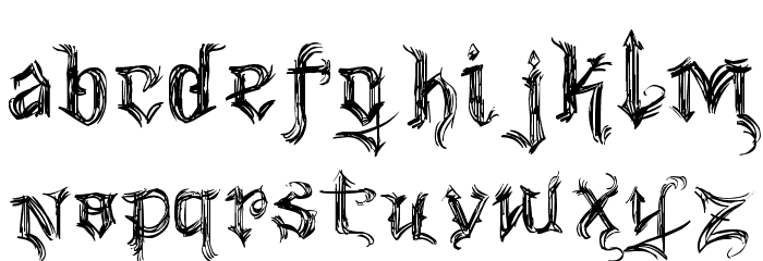 VTKS Good Vibration Font LOWERCASE