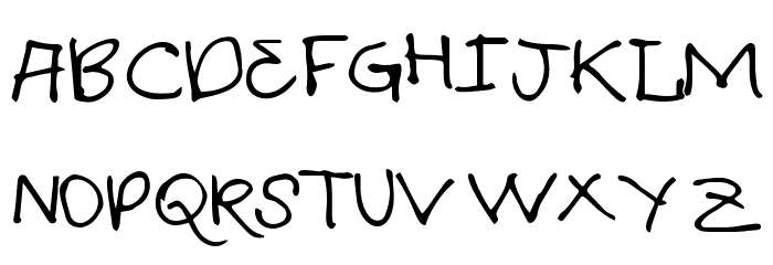 VTKS HAND MADE Font LOWERCASE
